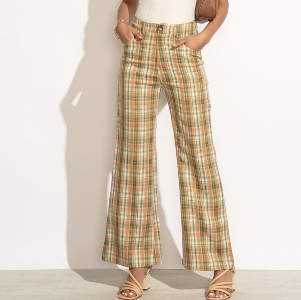Bohme NWT Hudson Plaid pants